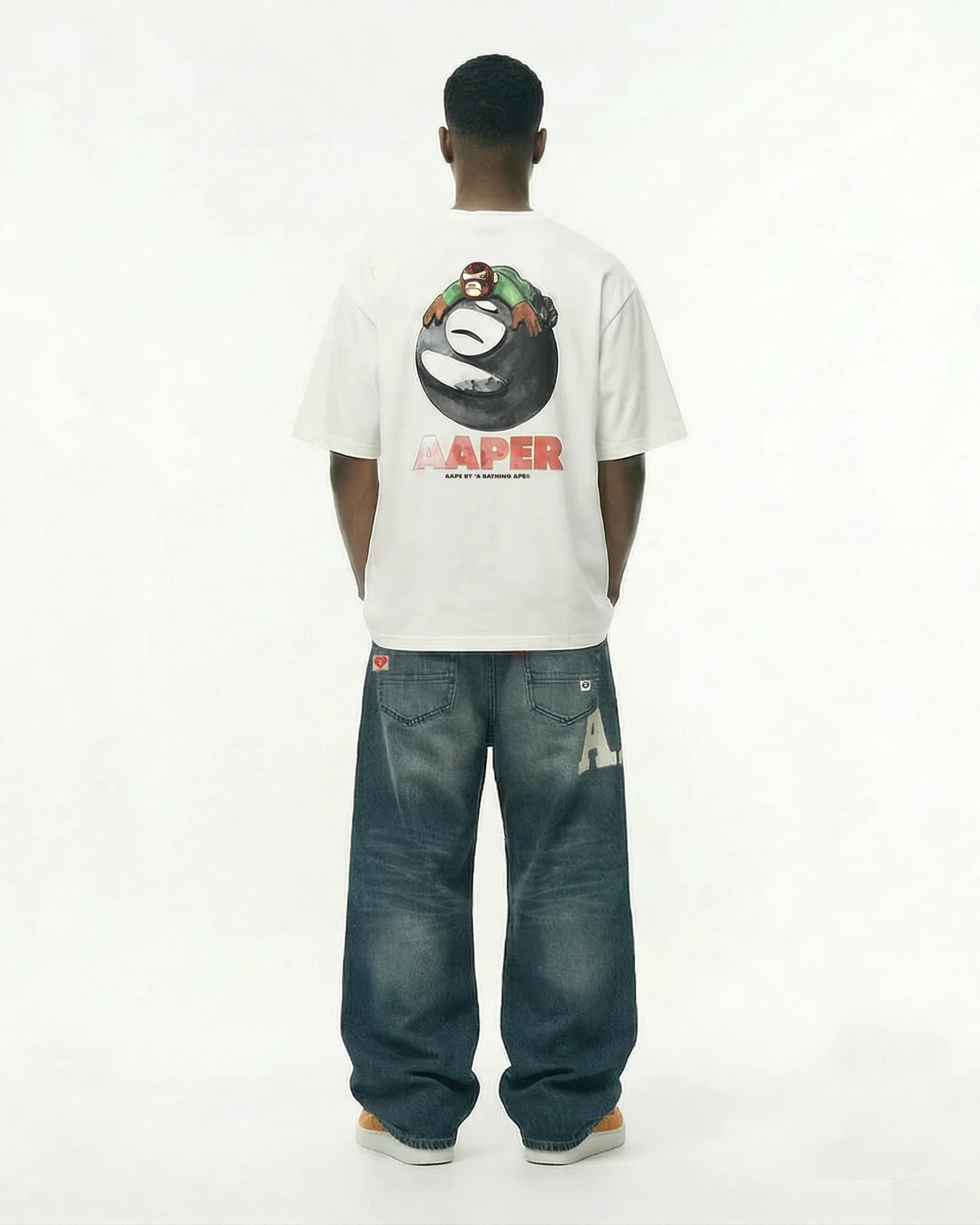 AAPESPORT logo jeans - Image 11