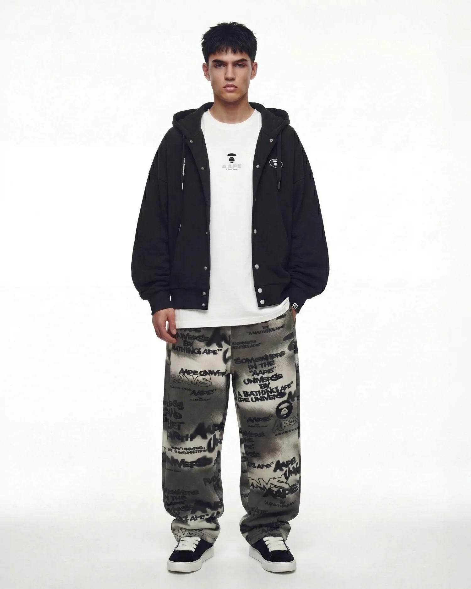 AAPEUNVS graffiti sweat pants - Image 2