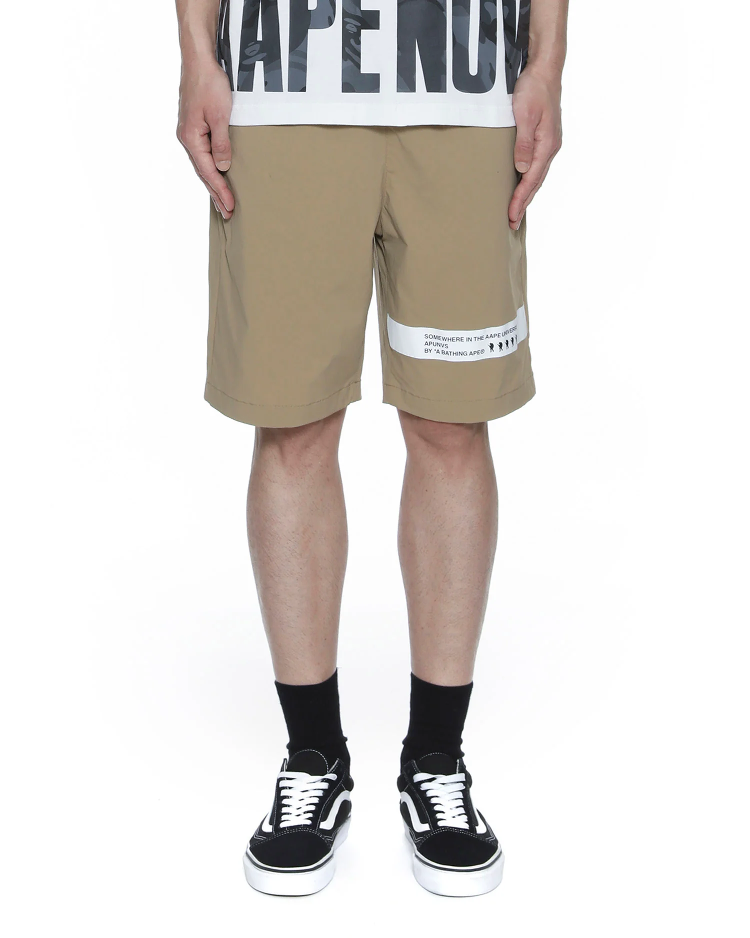 Logo print loose chino shorts - Image 2
