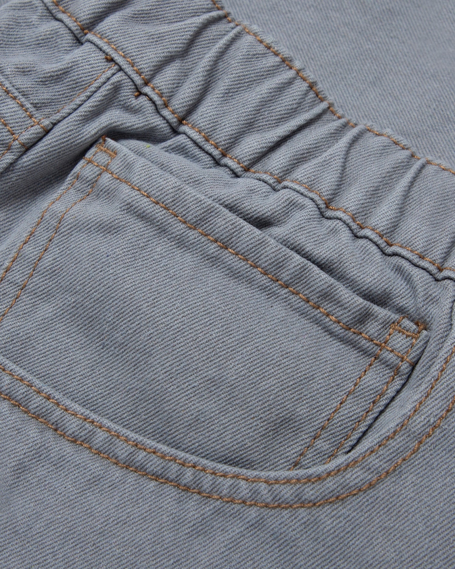 Moonface embroidered relaxed denim shorts - Image 5