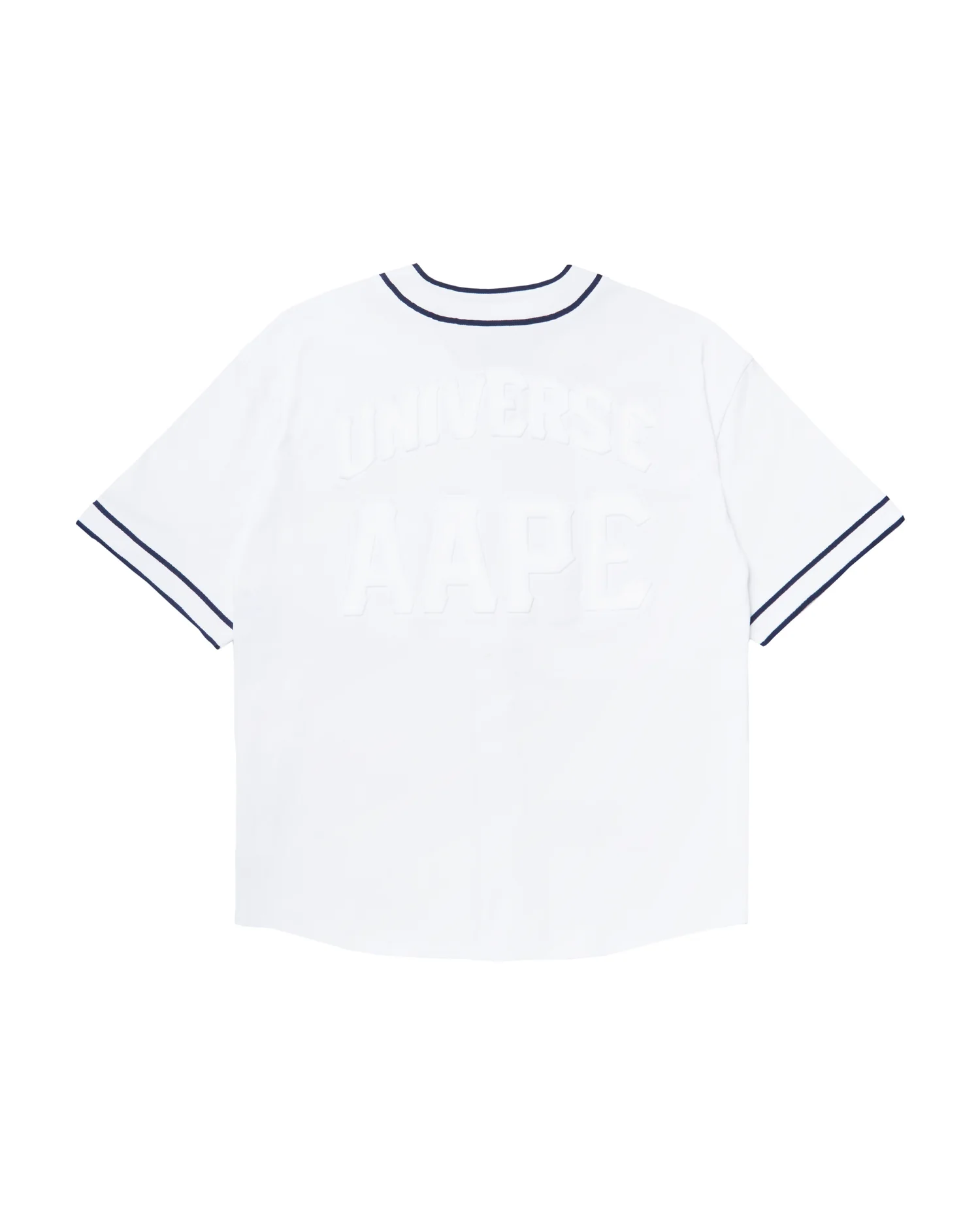 Moonface patch short-sleeve baseball shirt - Image 2